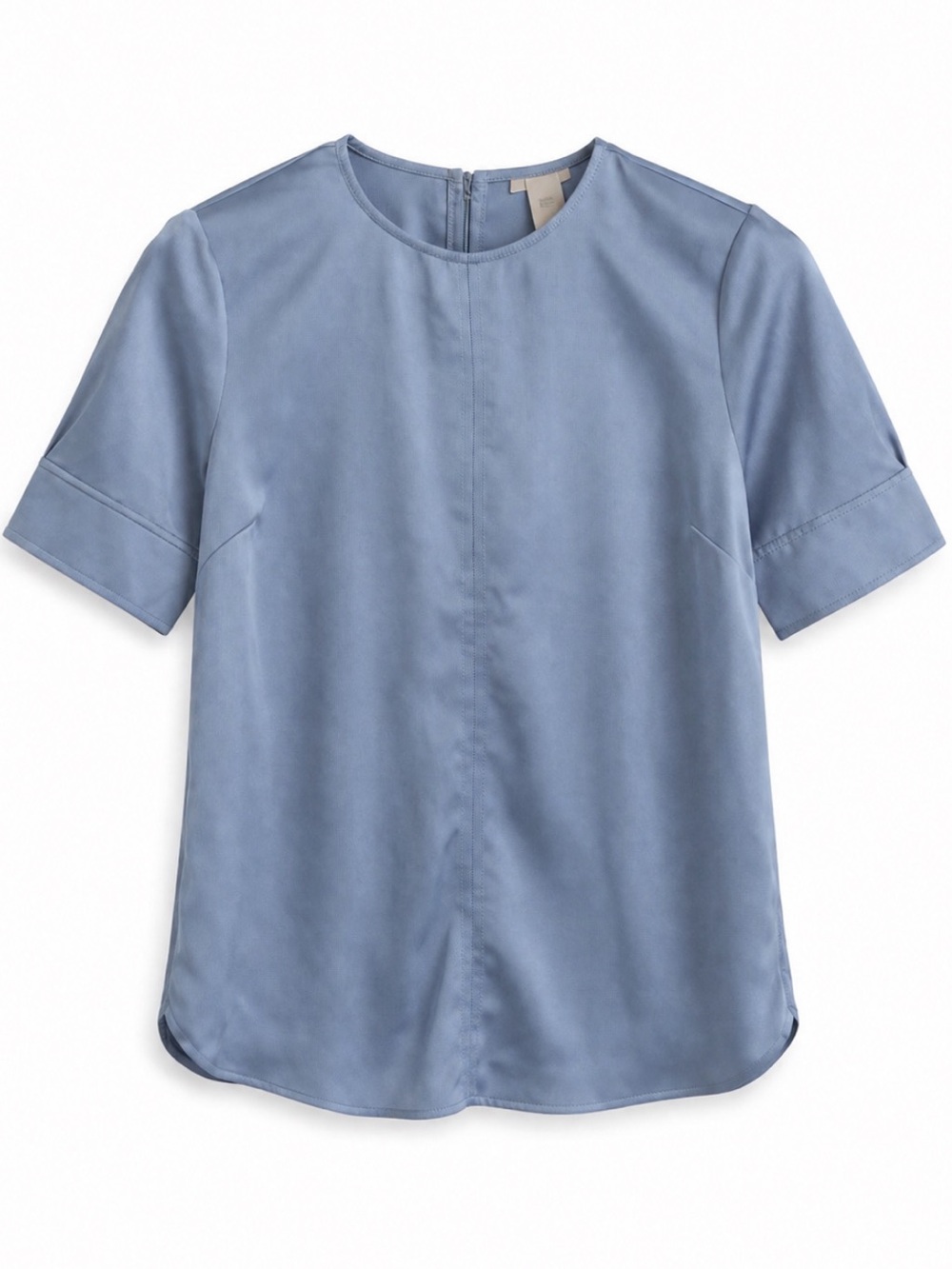 H&M Light Blue Puff Sleeve Blouse